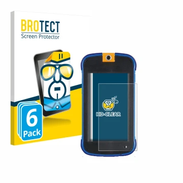 Face avant d’un emballage produit avec le logo de la marque BROTECT. À côté, l’appareil Vtech Kidicom Max 3.0 est représenté a