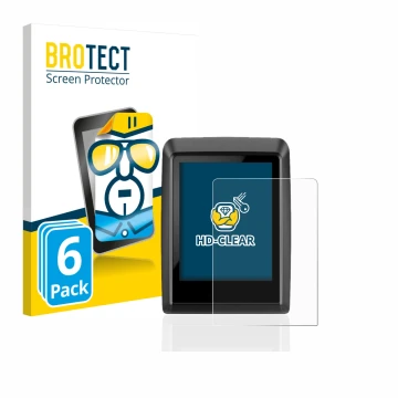 Face avant d’un emballage produit avec le logo de la marque BROTECT. À côté, l’appareil Bosch Kiox 300 est représenté avec la 