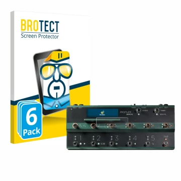 Face avant d’un emballage produit avec le logo de la marque BROTECT. À côté, l’appareil Kemper Profiler Remote est représenté 