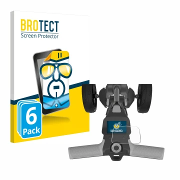 Face avant d’un emballage produit avec le logo de la marque BROTECT. À côté, l’appareil PowaKaddy FX5 2.8