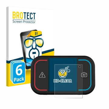 Face avant d’un emballage produit avec le logo de la marque BROTECT. À côté, l’appareil Saphe Drive Mini est représenté avec l