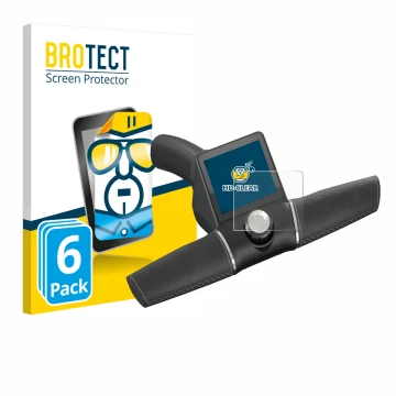 Face avant d’un emballage produit avec le logo de la marque BROTECT. À côté, l’appareil Motocaddy M3 GPS Electric Trolley 2022