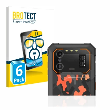 Face avant d’un emballage produit avec le logo de la marque BROTECT. À côté, l’appareil iiiF150 B1 Pro (Caméra UNIQUEMENT) est