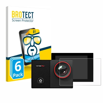 Face avant d’un emballage produit avec le logo de la marque BROTECT. À côté, l’appareil Akaso EK7000 Pro est représenté avec l
