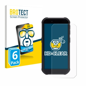 Face avant d’un emballage produit avec le logo de la marque BROTECT. À côté, l’appareil SkyCaddie SX550 est représenté avec la