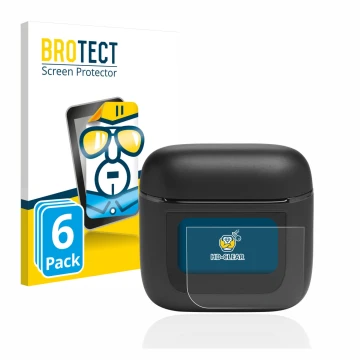 Face avant d’un emballage produit avec le logo de la marque BROTECT. À côté, l’appareil JBL Tour Pro 2 est représenté avec la 