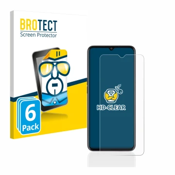 Face avant d’un emballage produit avec le logo de la marque BROTECT. À côté, l’appareil Oppo A77 5G est représenté avec la pro