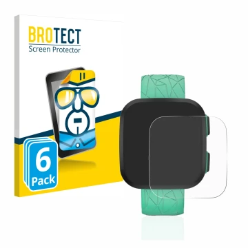 Face avant d’un emballage produit avec le logo de la marque BROTECT. À côté, l’appareil Garmin Bounce est représenté avec la p