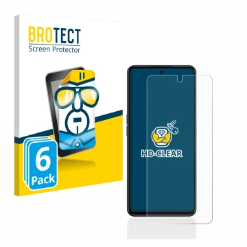 Face avant d’un emballage produit avec le logo de la marque BROTECT. À côté, l’appareil Oppo A98 5G est représenté avec la pro