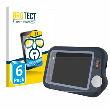 Face avant d’un emballage produit avec le logo de la marque BROTECT. À côté, l’appareil Wellue Pulsebit EX EKG est représenté 