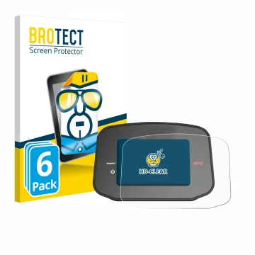 Face avant d’un emballage produit avec le logo de la marque BROTECT. À côté, l’appareil PowaKaddy CT8 GPS est représenté avec 