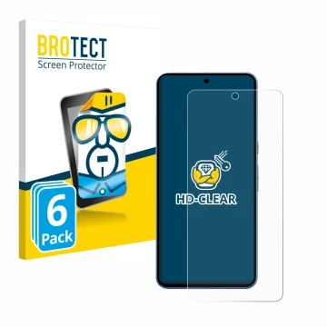 Face avant d’un emballage produit avec le logo de la marque BROTECT. À côté, l’appareil Google Pixel 8 Pro est représenté avec