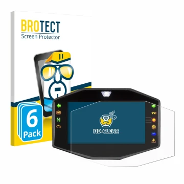 Face avant d’un emballage produit avec le logo de la marque BROTECT. À côté, l’appareil Suzuki V-Strom 1050DE 2020-2022 est re