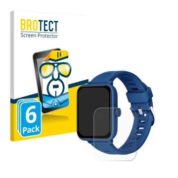 Face avant d’un emballage produit avec le logo de la marque BROTECT. À côté, l’appareil Biggerfive BW01 1.5