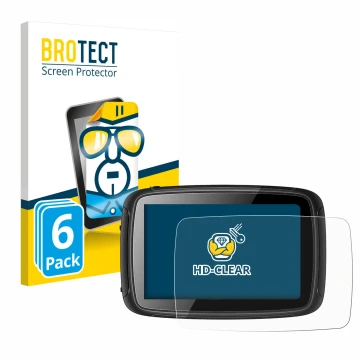Face avant d’un emballage produit avec le logo de la marque BROTECT. À côté, l’appareil Elebest Carplay C650 5