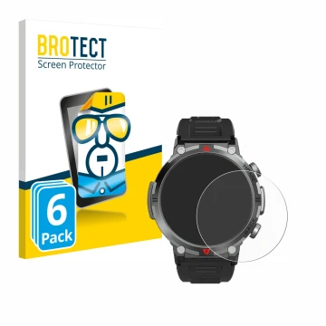 Face avant d’un emballage produit avec le logo de la marque BROTECT. À côté, l’appareil IFMDA S100 1.45
