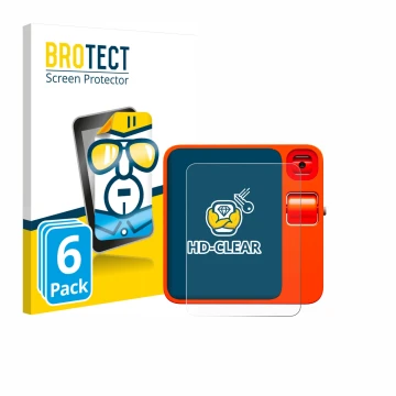 Face avant d’un emballage produit avec le logo de la marque BROTECT. À côté, l’appareil rabbit r1 est représenté avec la prote