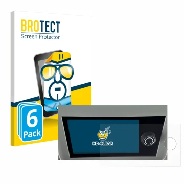 Face avant d’un emballage produit avec le logo de la marque BROTECT. À côté, l’appareil Volkswagen California 6.1 est représen