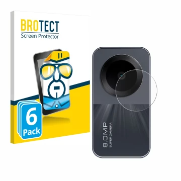 Face avant d’un emballage produit avec le logo de la marque BROTECT. À côté, l’appareil Xiaomi Redmi Pad SE (Caméra UNIQUEMENT