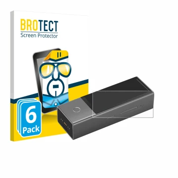 Face avant d’un emballage produit avec le logo de la marque BROTECT. À côté, l’appareil Timekettle X1 est représenté avec la p