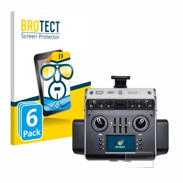 Face avant d’un emballage produit avec le logo de la marque BROTECT. À côté, l’appareil Graupner MC-32ex est représenté avec l