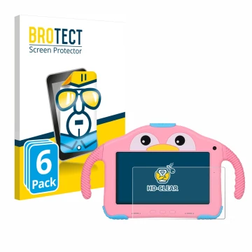 Face avant d’un emballage produit avec le logo de la marque BROTECT. À côté, l’appareil okulaku KIDS03-Pro03 7
