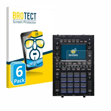 Face avant d’un emballage produit avec le logo de la marque BROTECT. À côté, l’appareil KORG KAOSS Replay est représenté avec 