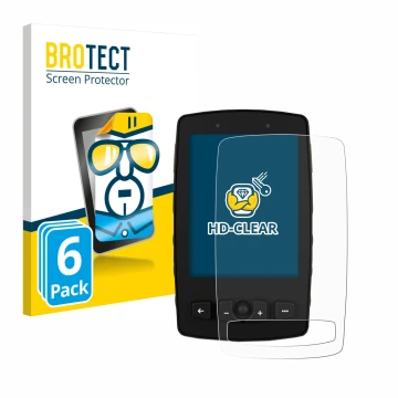 Face avant d’un emballage produit avec le logo de la marque BROTECT. À côté, l’appareil TwoNav Aventura 2 Plus est représenté 