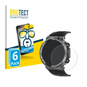 Face avant d’un emballage produit avec le logo de la marque BROTECT. À côté, l’appareil Iowodo W50 1.39