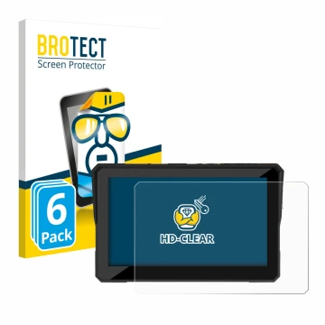 Face avant d’un emballage produit avec le logo de la marque BROTECT. À côté, l’appareil Carpuride W502 5