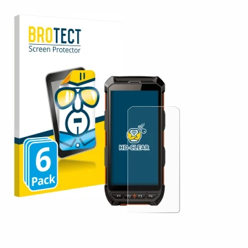 Face avant d’un emballage produit avec le logo de la marque BROTECT. À côté, l’appareil iDTronic C9 RED est représenté avec la