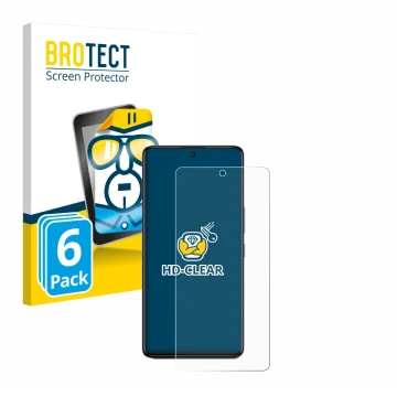 Face avant d’un emballage produit avec le logo de la marque BROTECT. À côté, l’appareil Infinix GT 20 Pro est représenté avec 