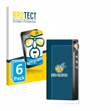 Face avant d’un emballage produit avec le logo de la marque BROTECT. À côté, l’appareil Cayin N3-Ultra est représenté avec la 