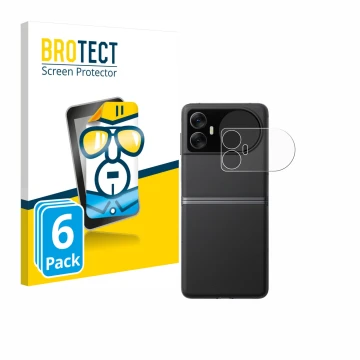 Face avant d’un emballage produit avec le logo de la marque BROTECT. À côté, l’appareil Blackview Hero 10 (Affichage externe) 