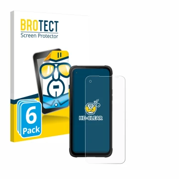 Face avant d’un emballage produit avec le logo de la marque BROTECT. À côté, l’appareil Hammer Blade V est représenté avec la 