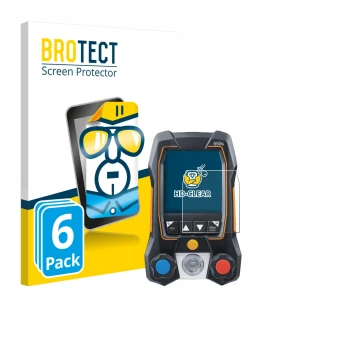 Face avant d’un emballage produit avec le logo de la marque BROTECT. À côté, l’appareil Testo 550s est représenté avec la prot