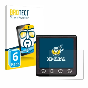 Face avant d’un emballage produit avec le logo de la marque BROTECT. À côté, l’appareil Nasa Marine Instruments Clipper Duet S