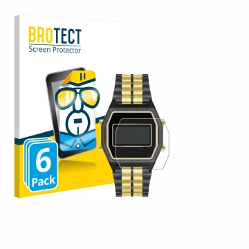 Face avant d’un emballage produit avec le logo de la marque BROTECT. À côté, l’appareil Armitron Rubik est représenté avec la 