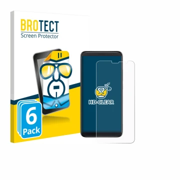 Face avant d’un emballage produit avec le logo de la marque BROTECT. À côté, l’appareil TCL 403 est représenté avec la protect