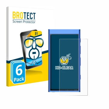 Face avant d’un emballage produit avec le logo de la marque BROTECT. À côté, l’appareil Hiby Digital M300 est représenté avec 