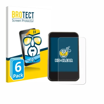 Face avant d’un emballage produit avec le logo de la marque BROTECT. À côté, l’appareil Freesky YL81F est représenté avec la p