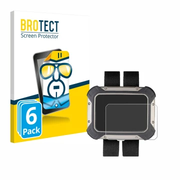 Face avant d’un emballage produit avec le logo de la marque BROTECT. À côté, l’appareil Apeks DSX est représenté avec la prote