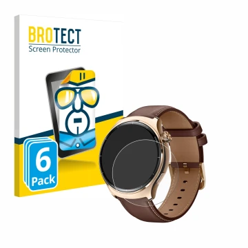 Face avant d’un emballage produit avec le logo de la marque BROTECT. À côté, l’appareil Xiaomi Mibro Lite 3 Pro est représenté