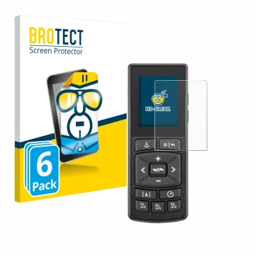 Face avant d’un emballage produit avec le logo de la marque BROTECT. À côté, l’appareil Minn Kota Advanced GPS Navigation est 