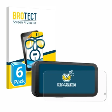 Face avant d’un emballage produit avec le logo de la marque BROTECT. À côté, l’appareil Volam RC15B 6.25