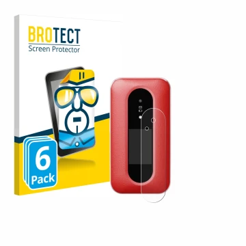 Face avant d’un emballage produit avec le logo de la marque BROTECT. À côté, l’appareil Doro Leva L30 (Affichage externe) est 
