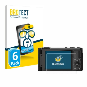 Face avant d’un emballage produit avec le logo de la marque BROTECT. À côté, l’appareil Yashica City 100 est représenté avec l