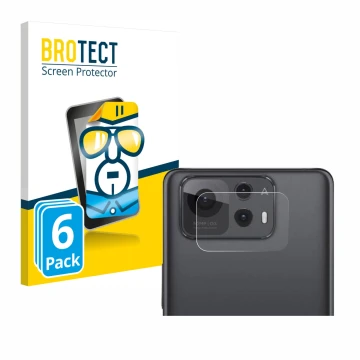 Face avant d’un emballage produit avec le logo de la marque BROTECT. À côté, l’appareil ASUS ZenFone 12 Ultra (Caméra UNIQUEME