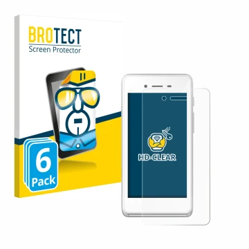 Face avant d’un emballage produit avec le logo de la marque BROTECT. À côté, l’appareil Pax A50 wallee est représenté avec la 