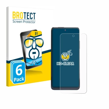 Face avant d’un emballage produit avec le logo de la marque BROTECT. À côté, l’appareil Thuraya One est représenté avec la pro